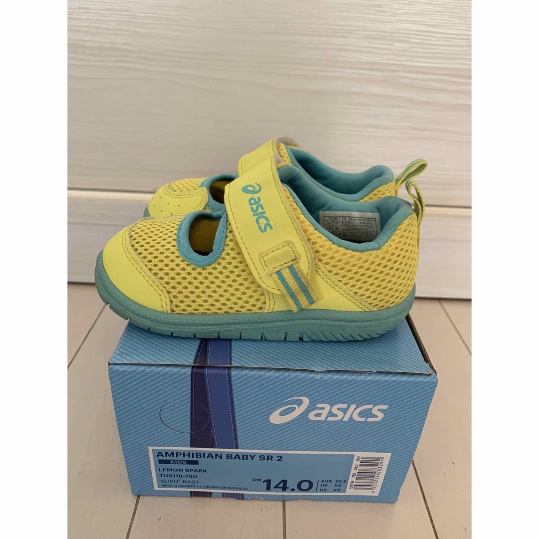 asics(アシックス)の【あゆ様専用】アシックス　AMPHIBIAN BABY SR2 14cm キッズ/ベビー/マタニティのベビー靴/シューズ(~14cm)(サンダル)の商品写真