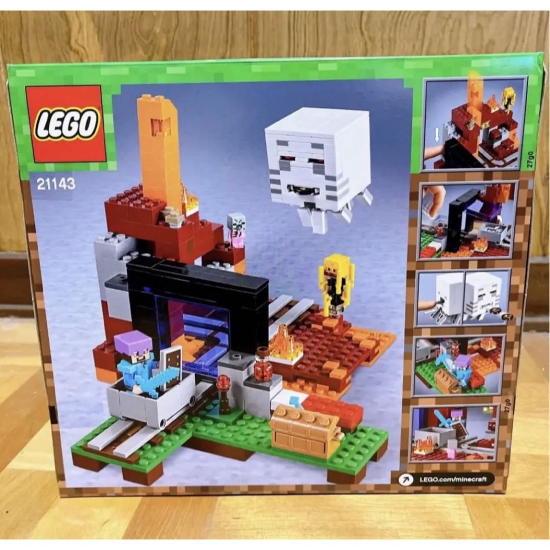 新品未使用 送料無料 レゴ(LEGO) マインクラフト 闇のポータル 21143