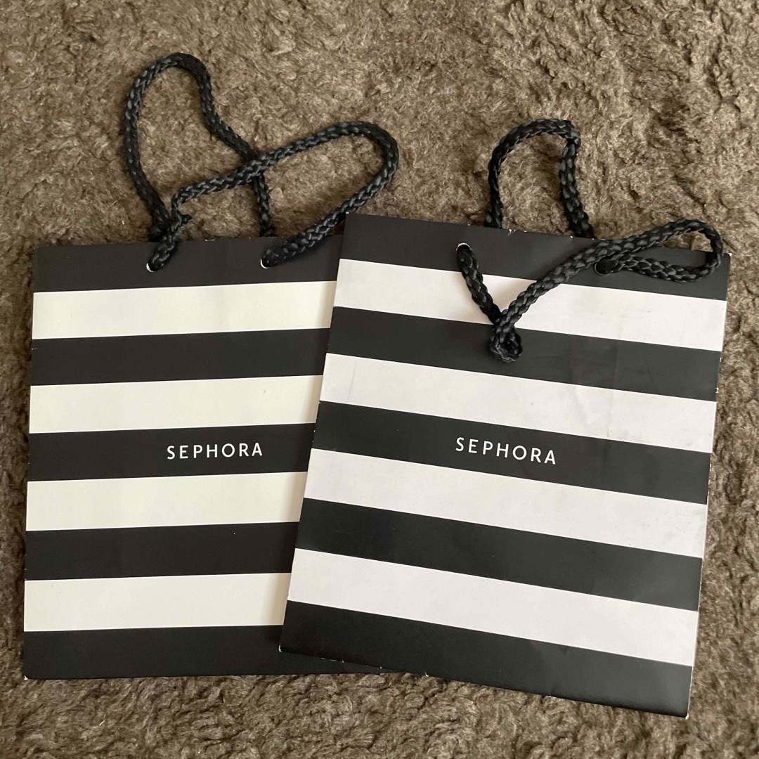 Sephora(セフォラ)のセフォラ　ショッピングバッグ　小さめ2つ レディースのバッグ(ショップ袋)の商品写真