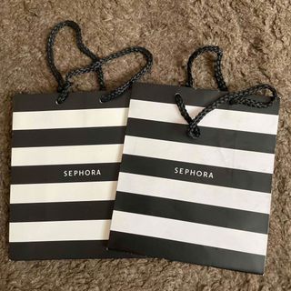 セフォラ(Sephora)のセフォラ　ショッピングバッグ　小さめ2つ(ショップ袋)