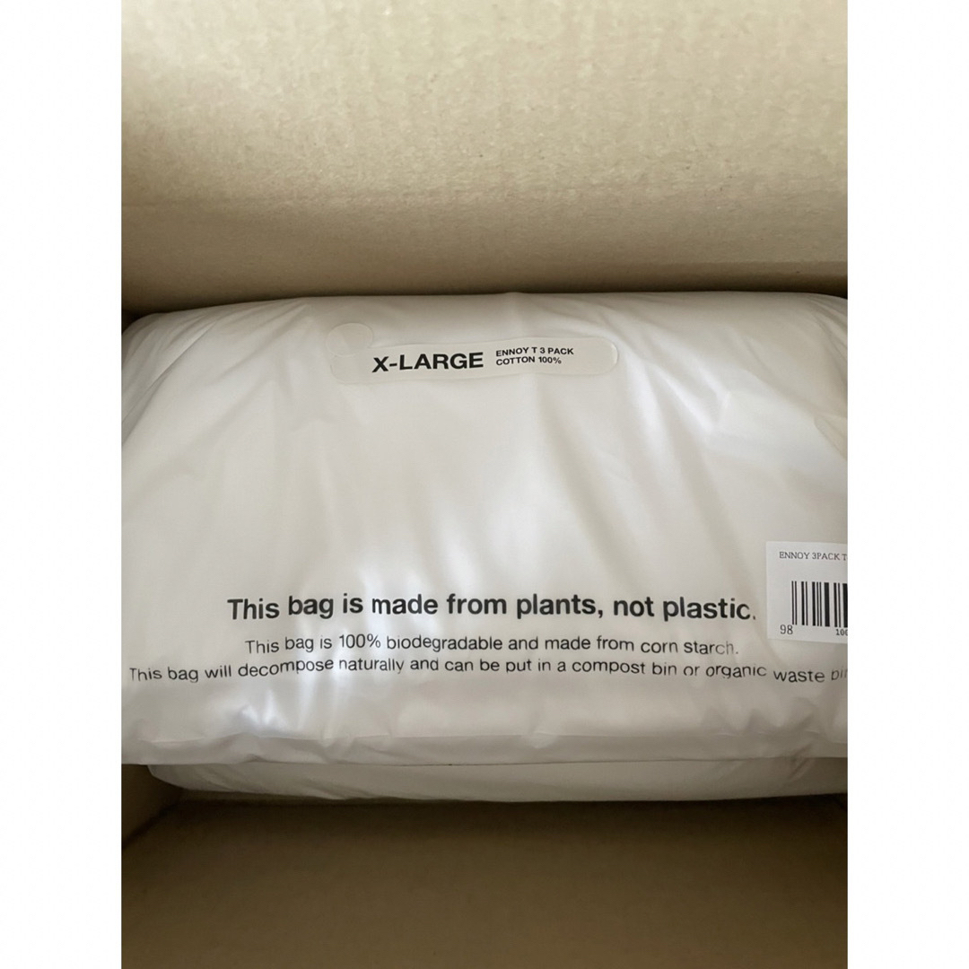 1LDK SELECT - ENNOY 3PACK T-SHIRTS WHITE サイズXLの通販 by .|ワン