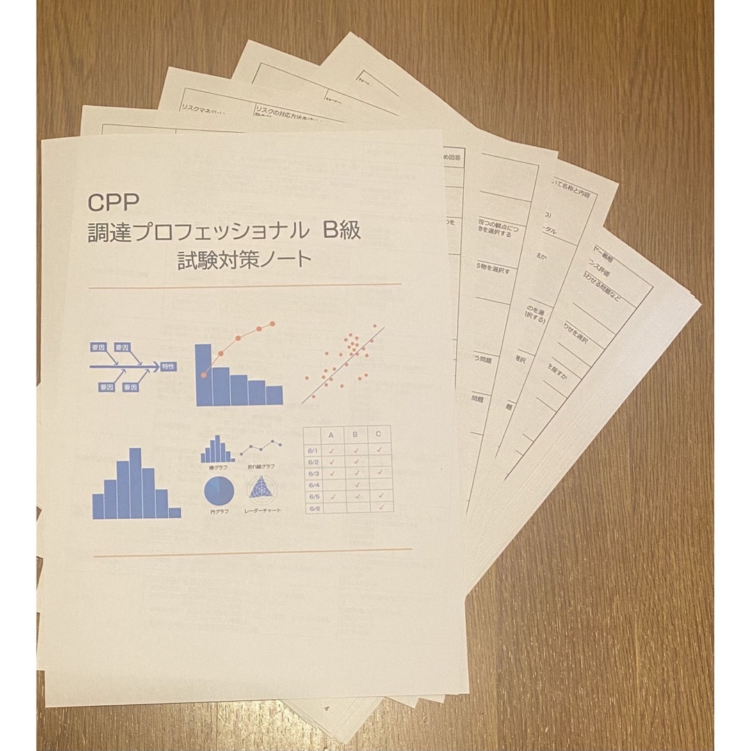 CPP-B 調達プロフェッショナル　試験対策ノート　予想問題90問　セット