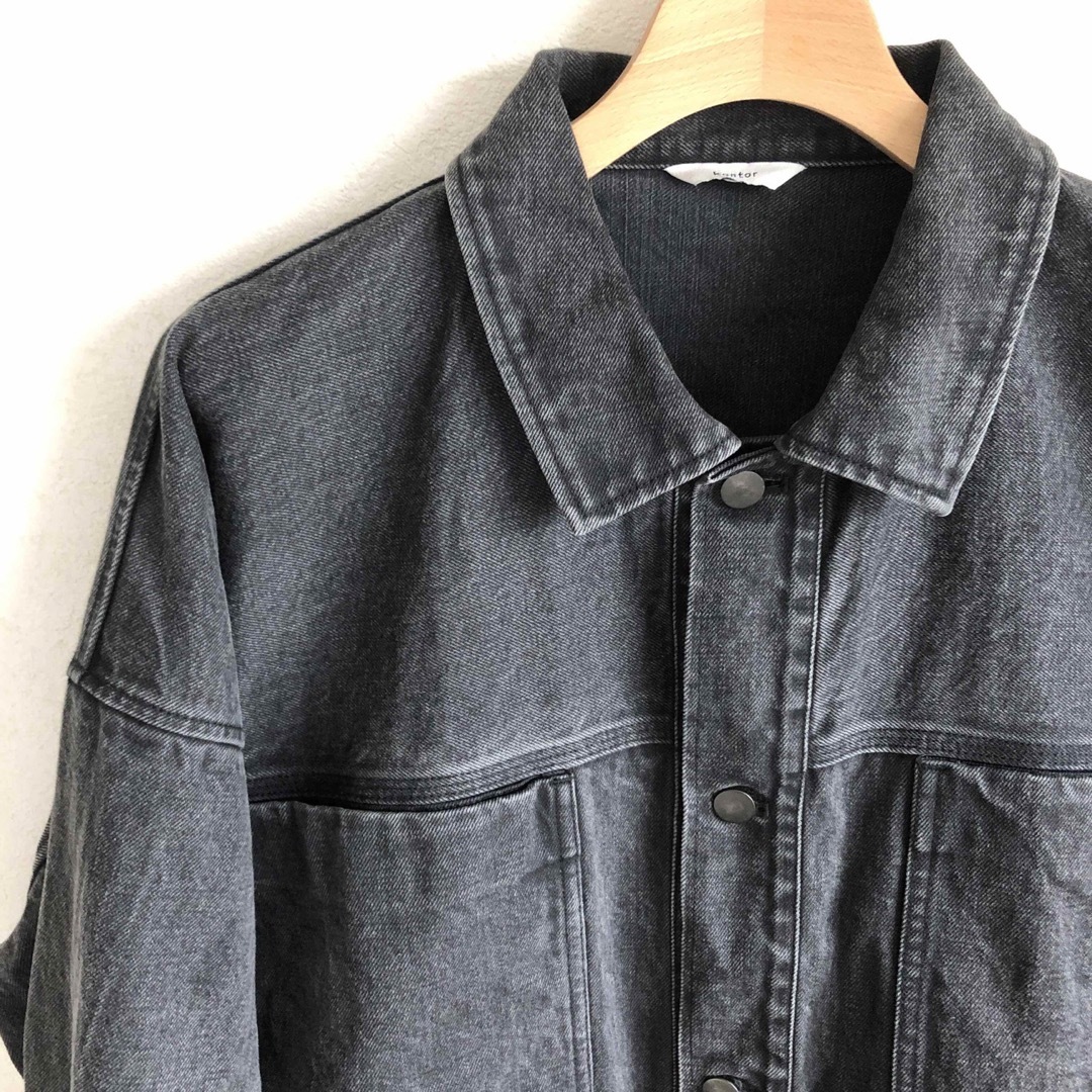 23SS KONTOR OVERLAP PKT DENIM JACKET