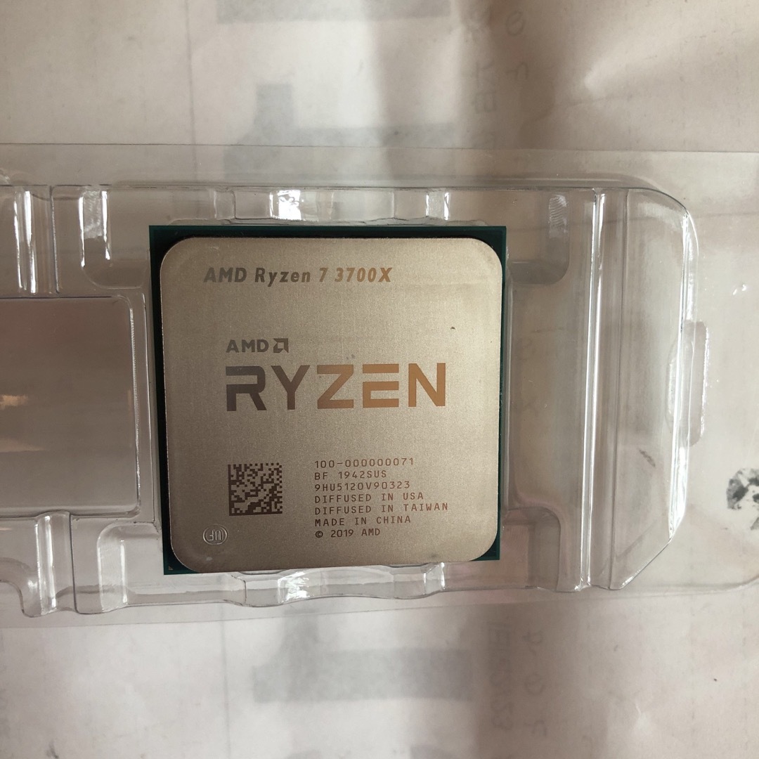 AMD Ryzen 7 3700X CPU 3.6GHz/4.4GHz 8CPCパーツ