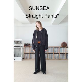 サンシー(SUNSEA)のSUNSEA "N.M w/耳 Straight Pants" 21ss(スラックス)