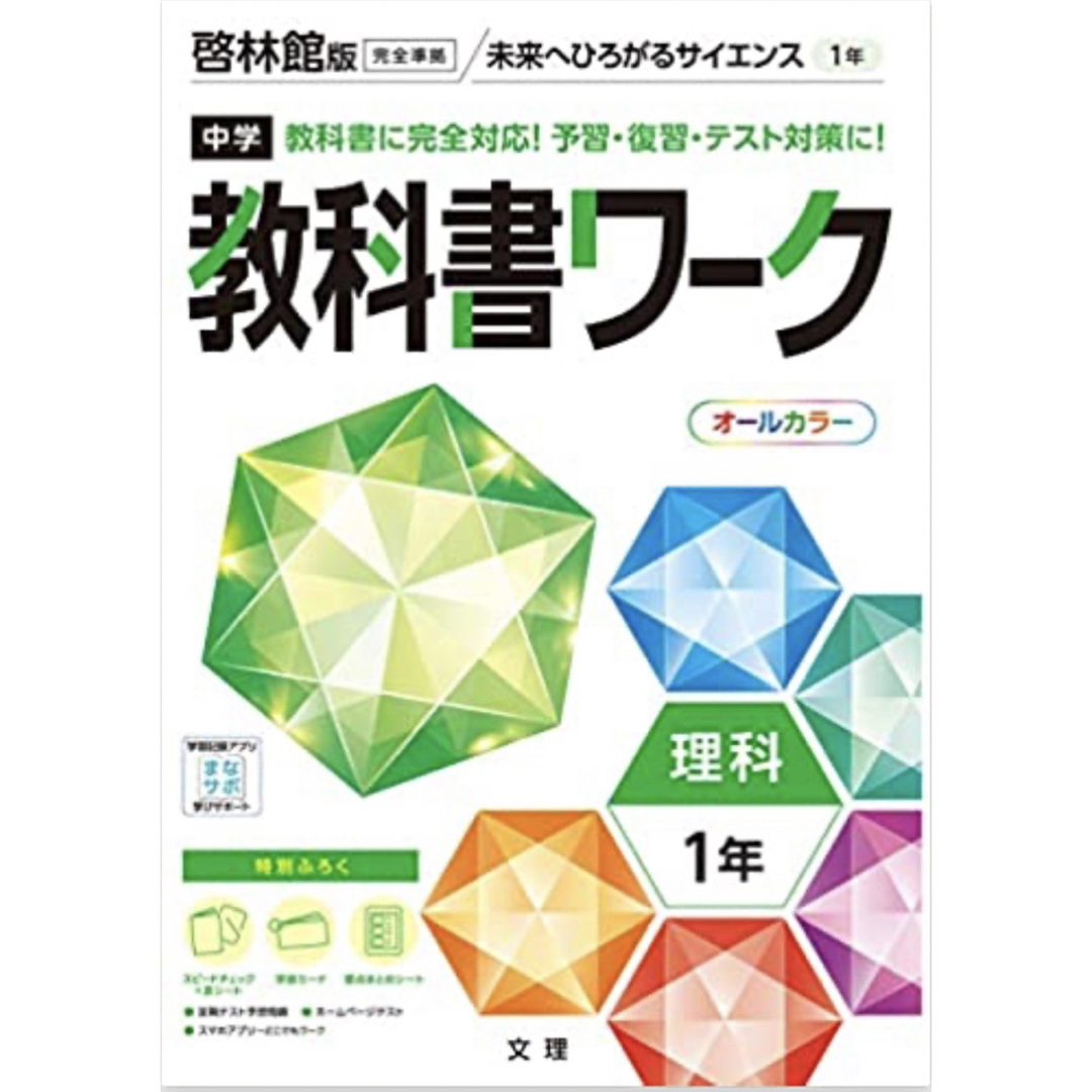 中学教科書ワ-ク 啓林館版未来へひろがる数学 数学 1年/文理 エンタメ/ホビーの本(語学/参考書)の商品写真