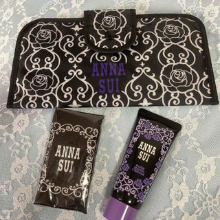 ANNA SUI - ☆新品未使用ANNA SUIマルチポーチ&ハンドクリーム、巾着ポーチのセット☆