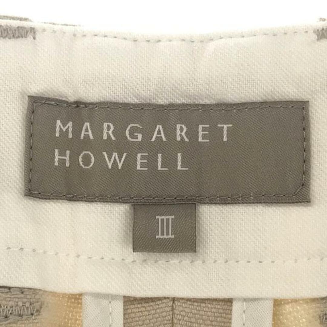 MARGARET HOWELL(マーガレットハウエル)のMARGARET HOWELL / マーガレットハウエル | コットン テーパード ワーク パンツ | 3 | ベージュ | レディース レディースのパンツ(その他)の商品写真