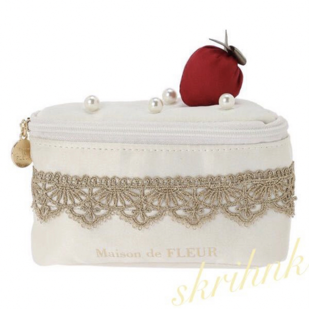 Maison de FLEUR - ♡メゾンドフルール♡トライアングルポーチ Maison de FLEUR - ♡メゾンドフルール♡トライアングルポーチ