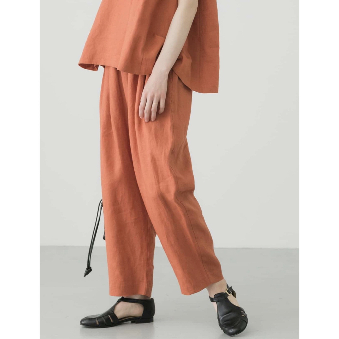 かぐれ リネンサルエルパンツ ORANGE-