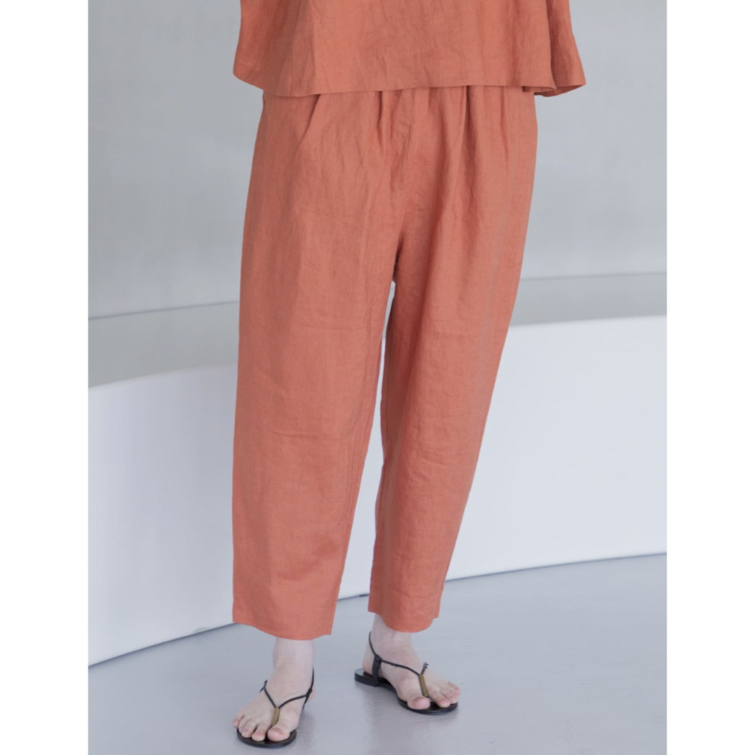 かぐれ リネンサルエルパンツ ORANGE-