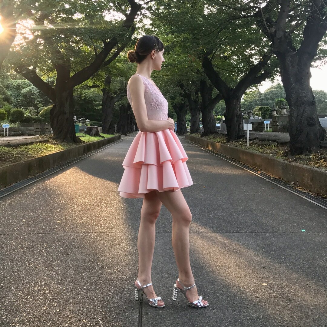 MIU MIU ミュウミュウ　フレア　ミニスカート