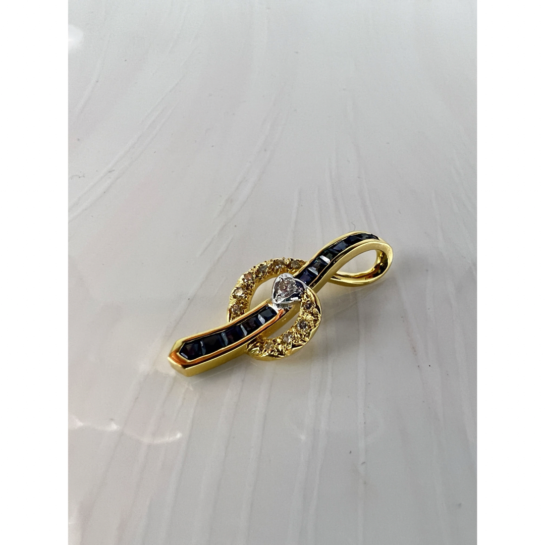 K18サファイア音符♪ペンダントトップ | centurymotorinnfinley.com.au