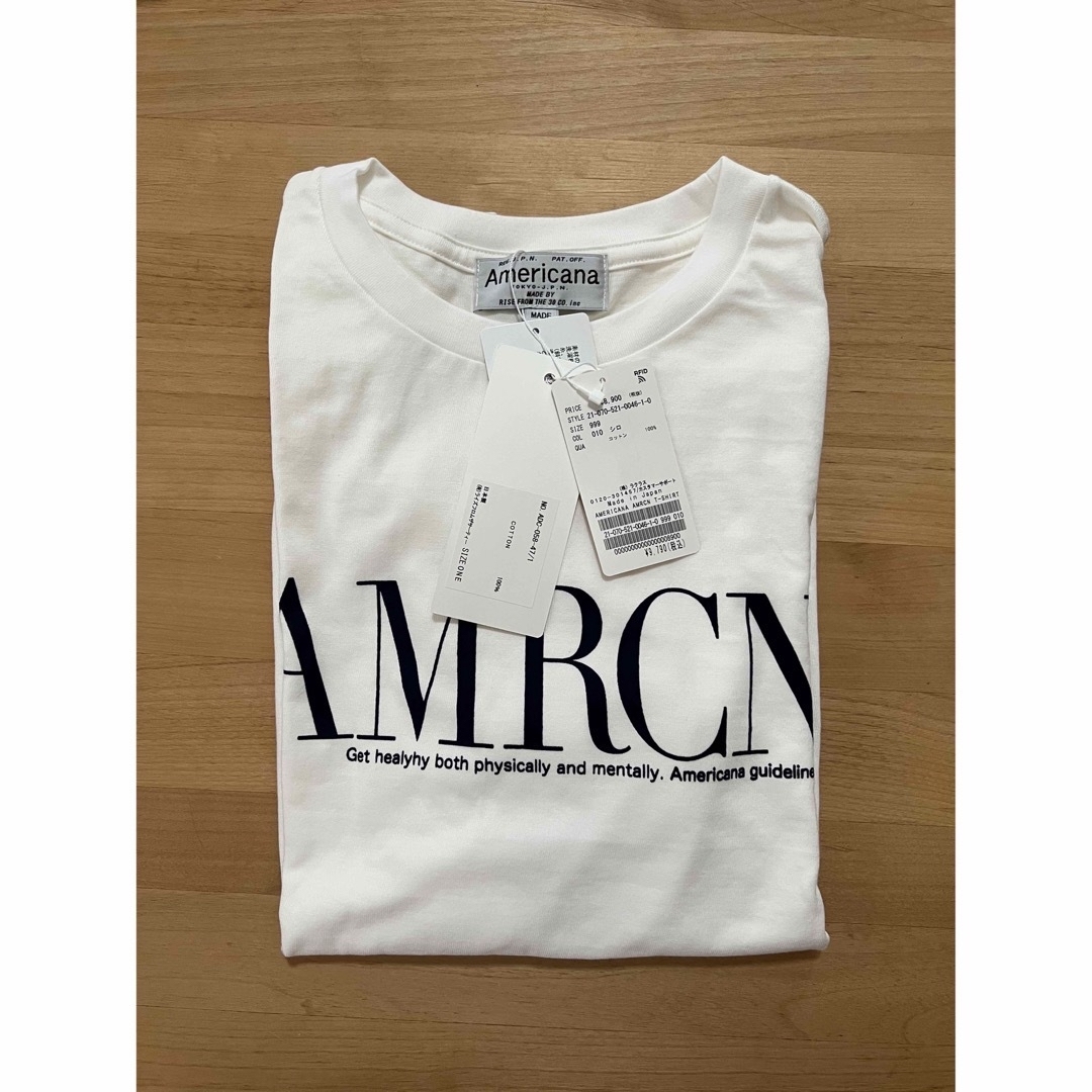 AMERICANA アメリカーナAMRCN Tシャツ