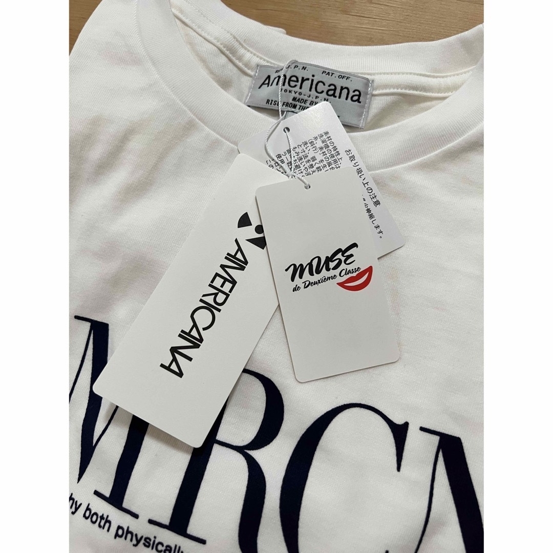 AMERICANA アメリカーナAMRCN Tシャツ