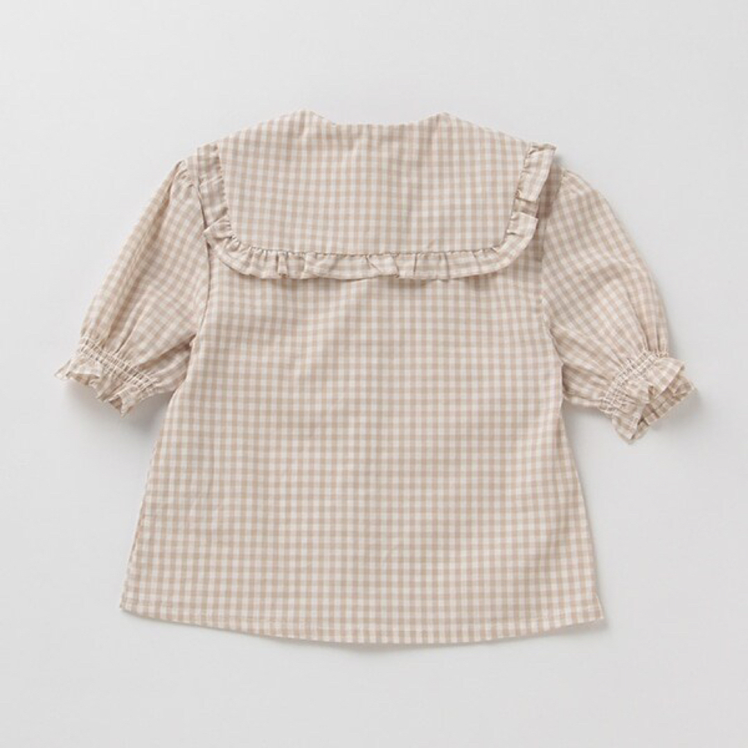 petit main(プティマイン)のpetit main BIGカラーブラウス キッズ/ベビー/マタニティのキッズ服女の子用(90cm~)(ブラウス)の商品写真