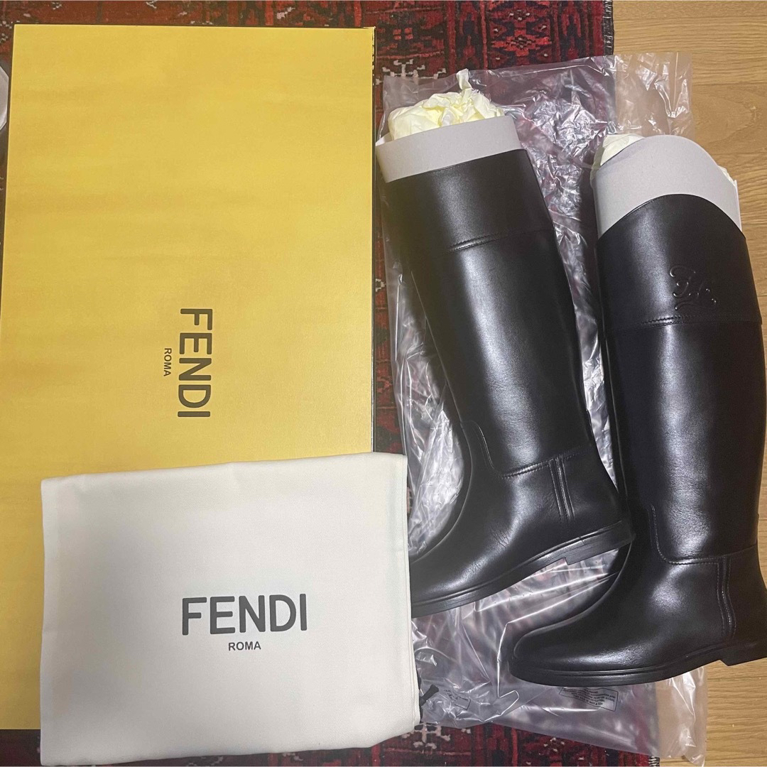 ★極美品★FENDI★ロゴニット★ロング★サイズ42★フェンディ★