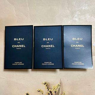 シャネル(CHANEL)のCHANEL ブルードゥシャネル オードゥパルファム 1.5ml ×3点(香水(男性用))