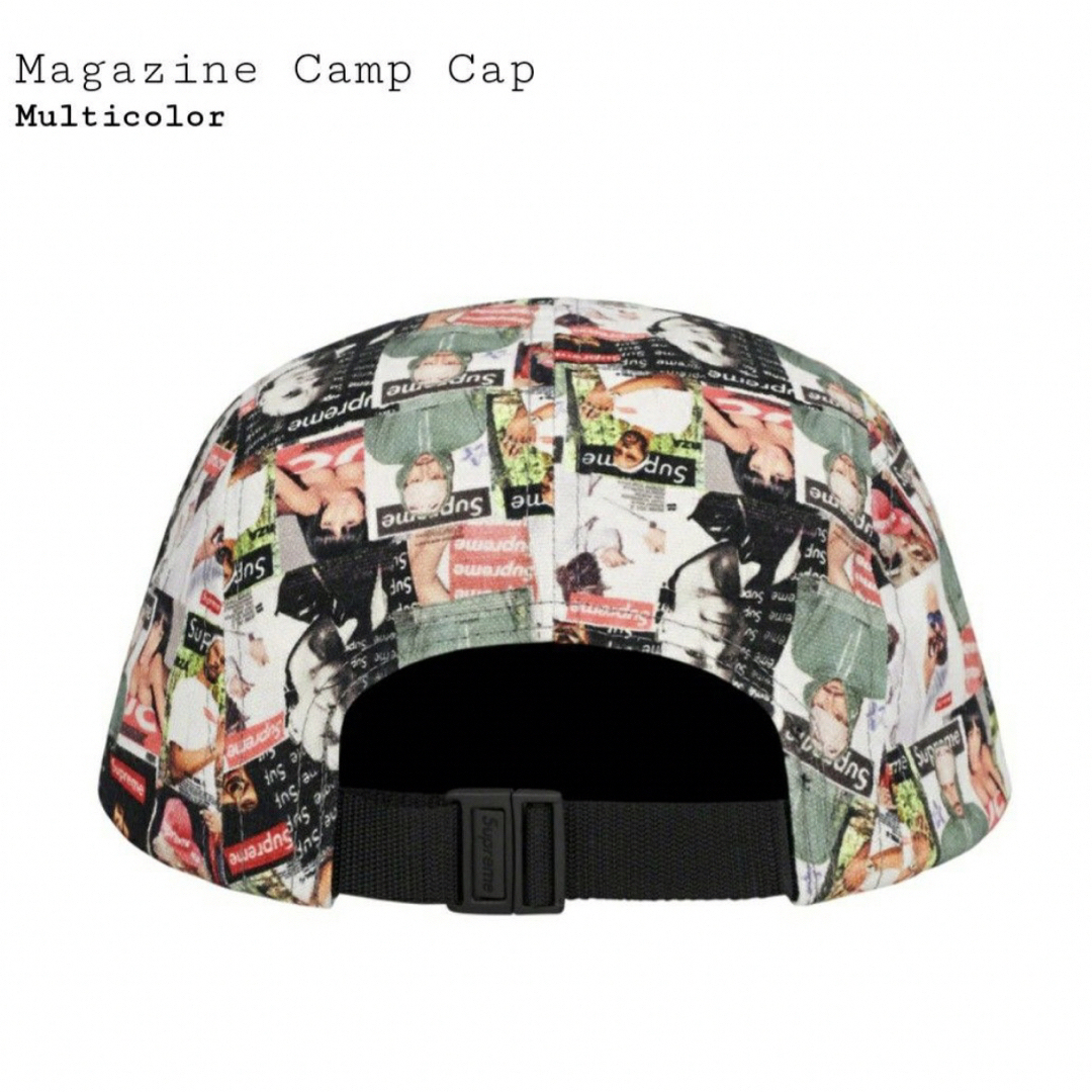 23ss Supreme Magazine Camp Cap Multi