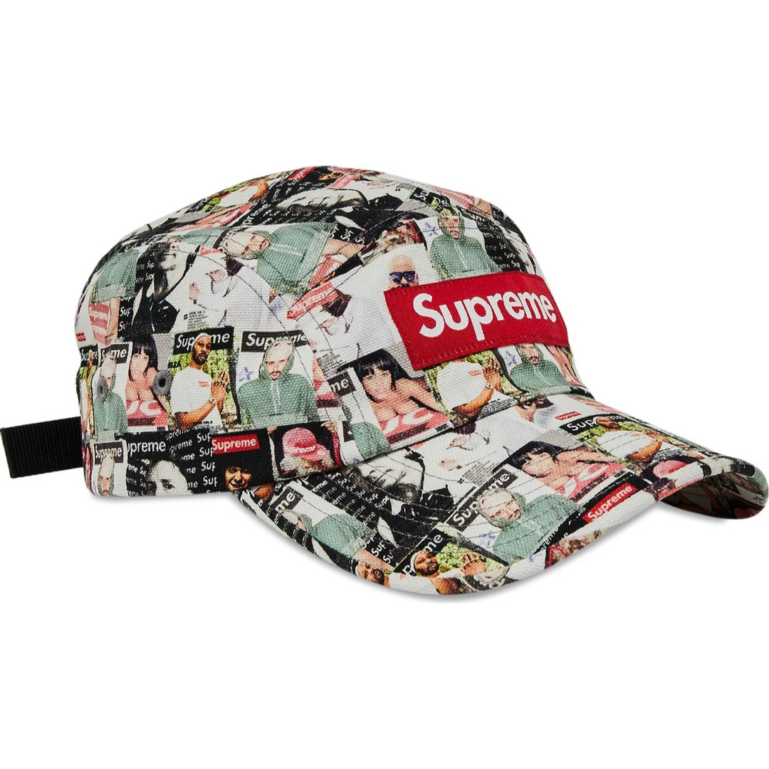 23ss Supreme Magazine Camp Cap Multi-hybridautomotive.com