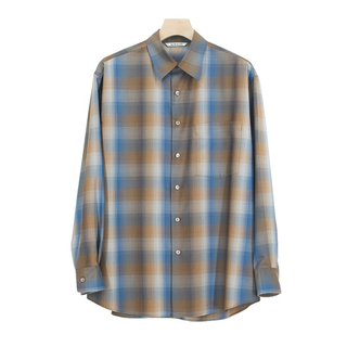 オーラリー(AURALEE)のAURALEE super light wool check shirts(シャツ)