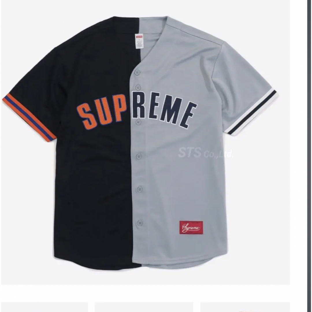 supreme baseball tops L ブラック