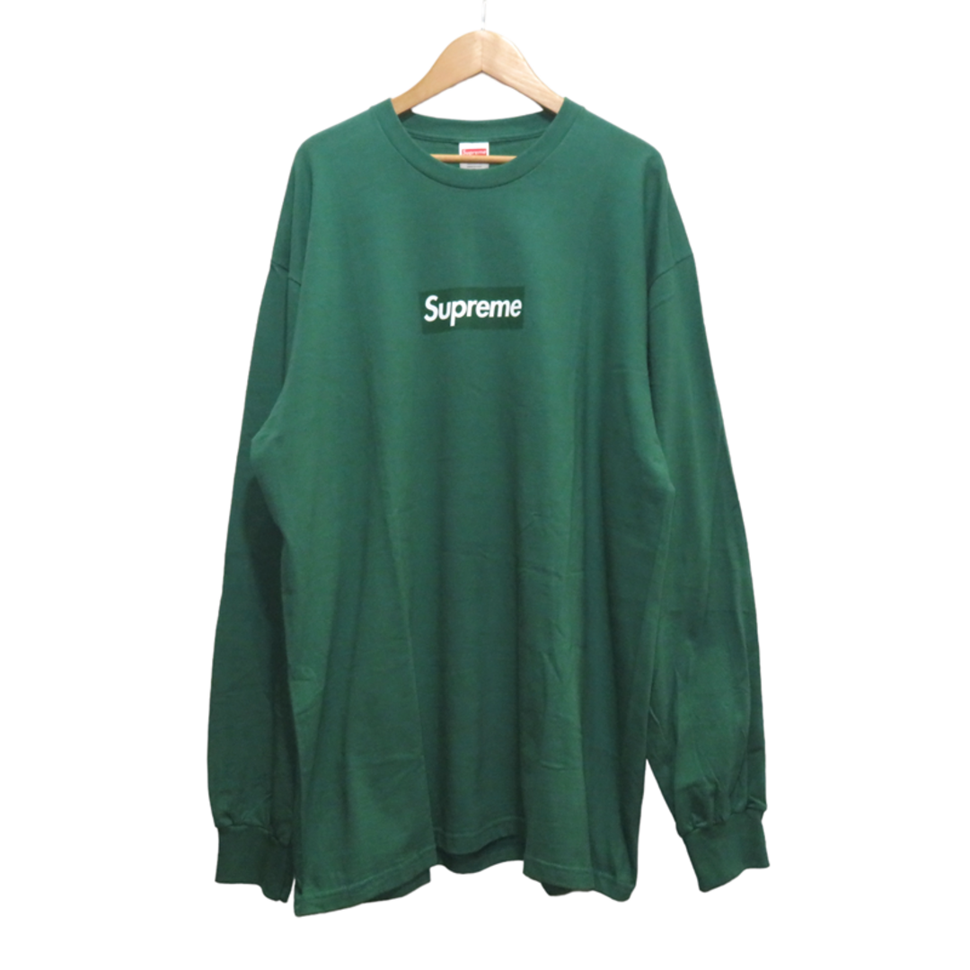 Supreme(シュプリーム)のSUPREME 20aw BOX LOGO L/S TEE GREEN メンズのトップス(Tシャツ/カットソー(七分/長袖))の商品写真