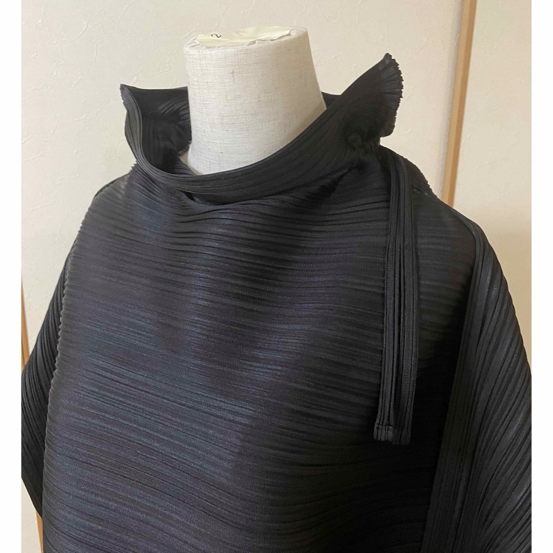 PLEATS PLEASE ISSEY MIYAKE(プリーツプリーズイッセイミヤケ)の新品タグ付き　プリーツプリーズ　横プリーツ　トップス　カットソー レディースのトップス(カットソー(長袖/七分))の商品写真