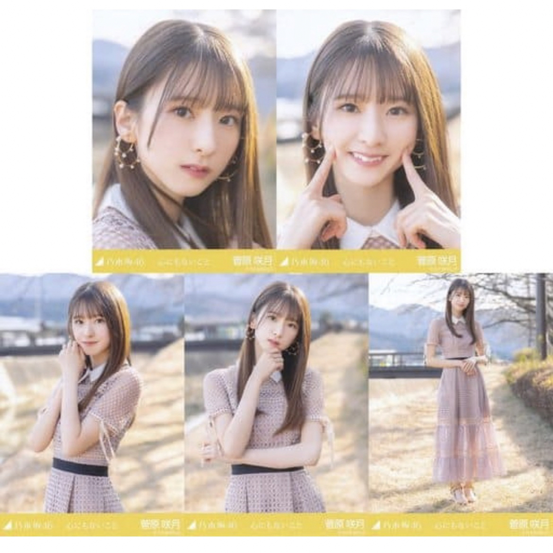 乃木坂46 - 菅原咲月 心にもないこと 生写真 5種コンプ 5枚 乃木坂46の