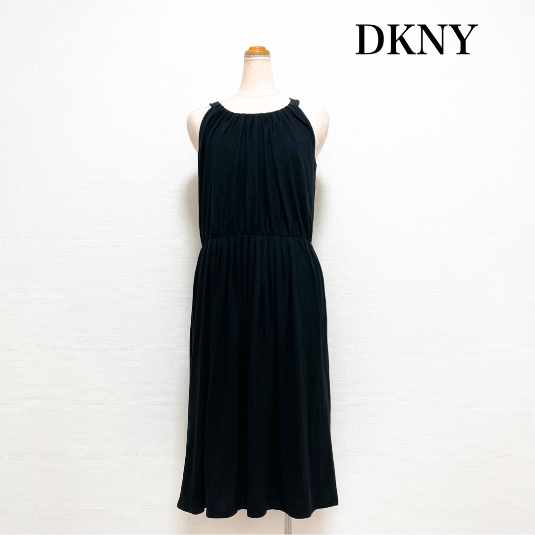 DKNY ダナキャランニューヨーク ワンピース ブラック Sサイズ