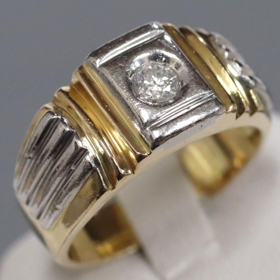 K18 ダイヤモンド リング D:0.17ct