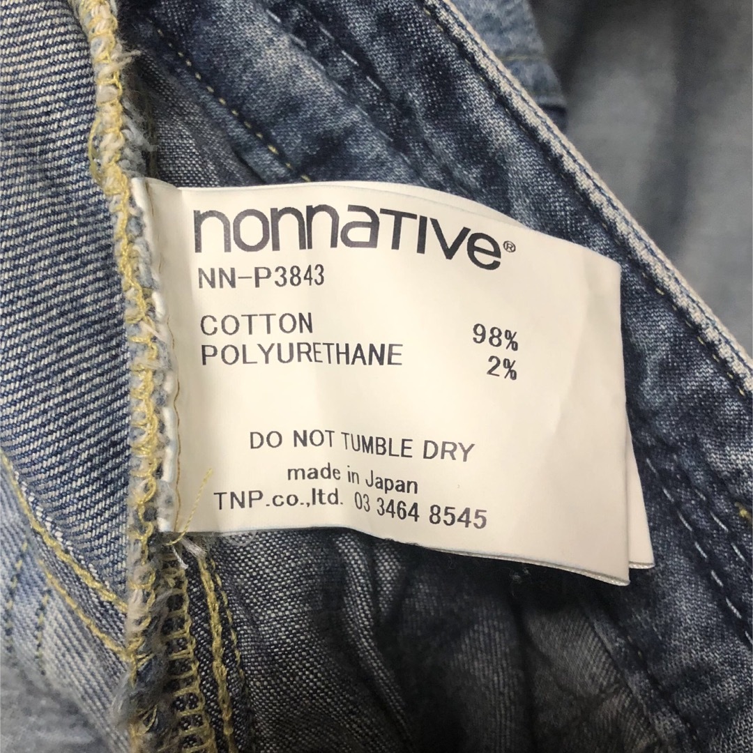 nonnative(ノンネイティブ)のnonnative デニム セットアップ サイズ1 メンズのジャケット/アウター(Gジャン/デニムジャケット)の商品写真