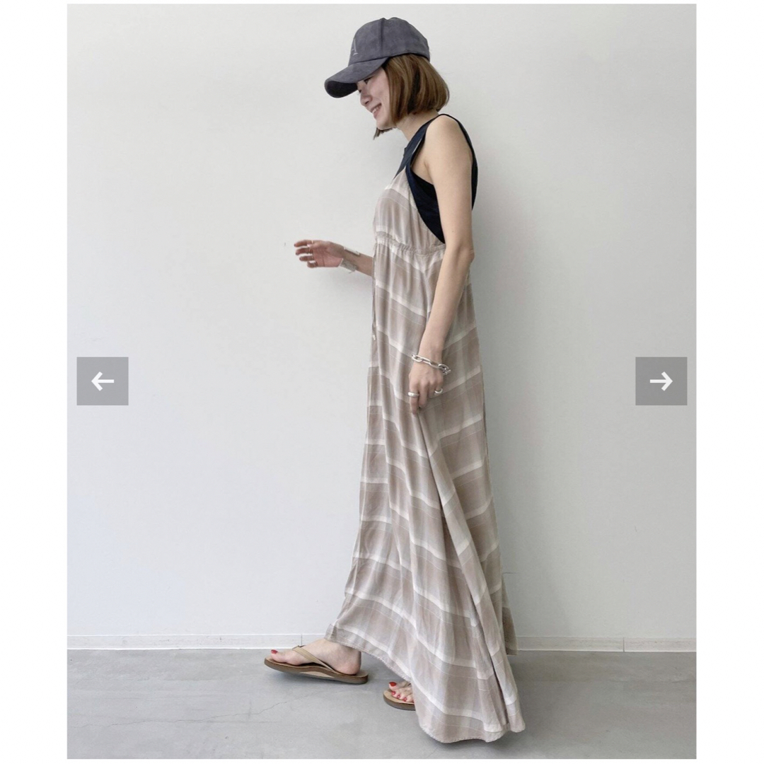 L'Appartement DEUXIEME CLASSE - 【REMI RELIEF/レミレリーフ】CHECK CAMI DRESSの通販