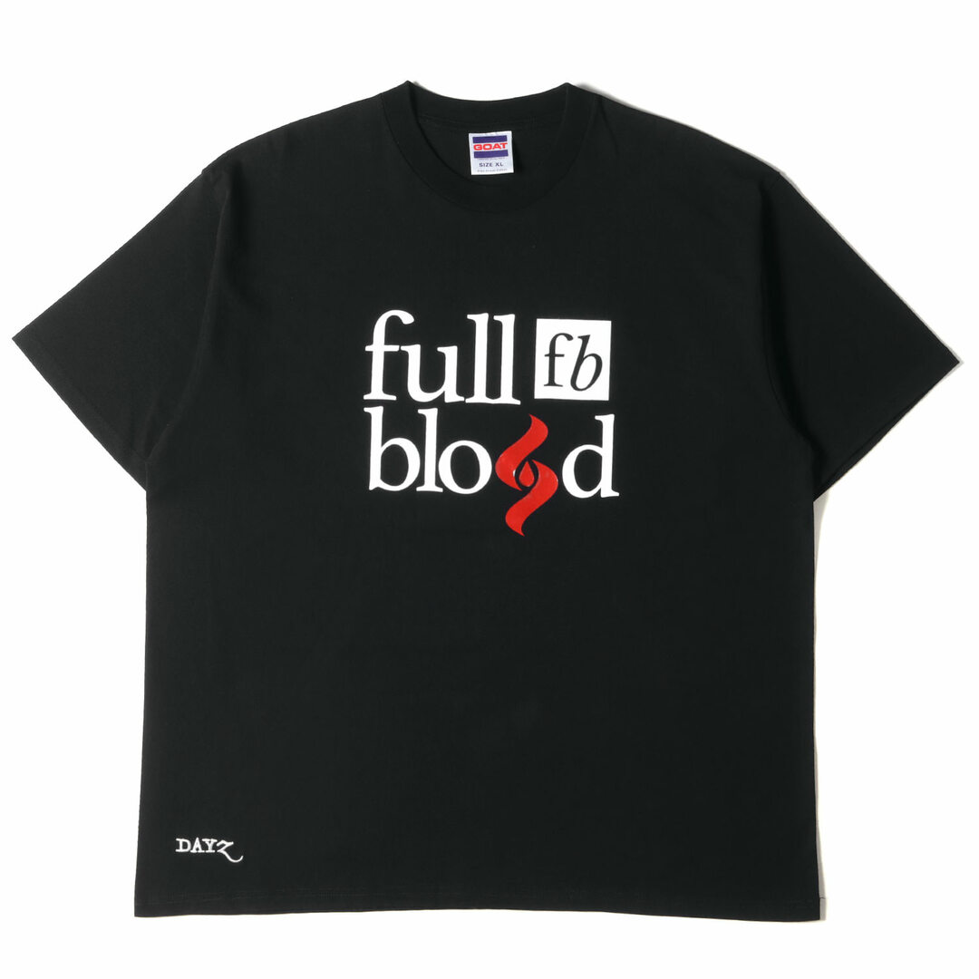 RATS ラッツ Tシャツ サイズ:XL 22SS 15周年記念 DAYZ限定 FULL BLOOD 5ネーム クルーネック コットン ブラック 黒 トップス カットソー 半袖 コラボ 【メンズ】【美品】