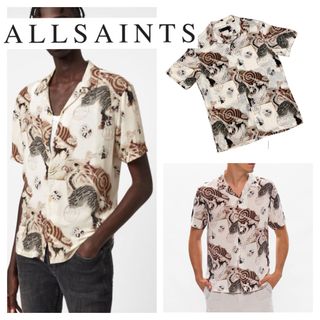 オールセインツ(All Saints)の良品■ALLSAINTS■AKITA 和柄 虎柄 アロハ ハワイアン シャツ(シャツ)