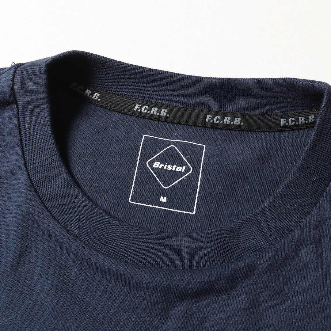 F.C.Real Bristol エフシーレアルブリストル Tシャツ サイズ:M 21SS エンブレムロゴ クルーネック EMBLEM TEE  ネイビー 紺 FCRB トップス カットソー 半袖 【メンズ】【中古】【美品】