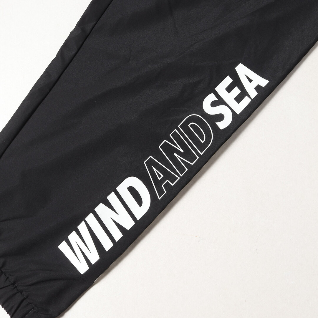 WIND AND SEA ウィンダンシー パンツ サイズ:L 22AW GOD SELECTION XXX コラボ 48時間 受注限定 ストレッチ トラックパンツ ブラック 黒 ズボン ボトムス カジュアル ブランド ストリート【メンズ】【美品】 5