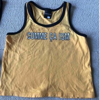 コムサイズム(COMME CA ISM)の【同梱無料】コムサ　タンクトップ　黄色　110(Tシャツ/カットソー)