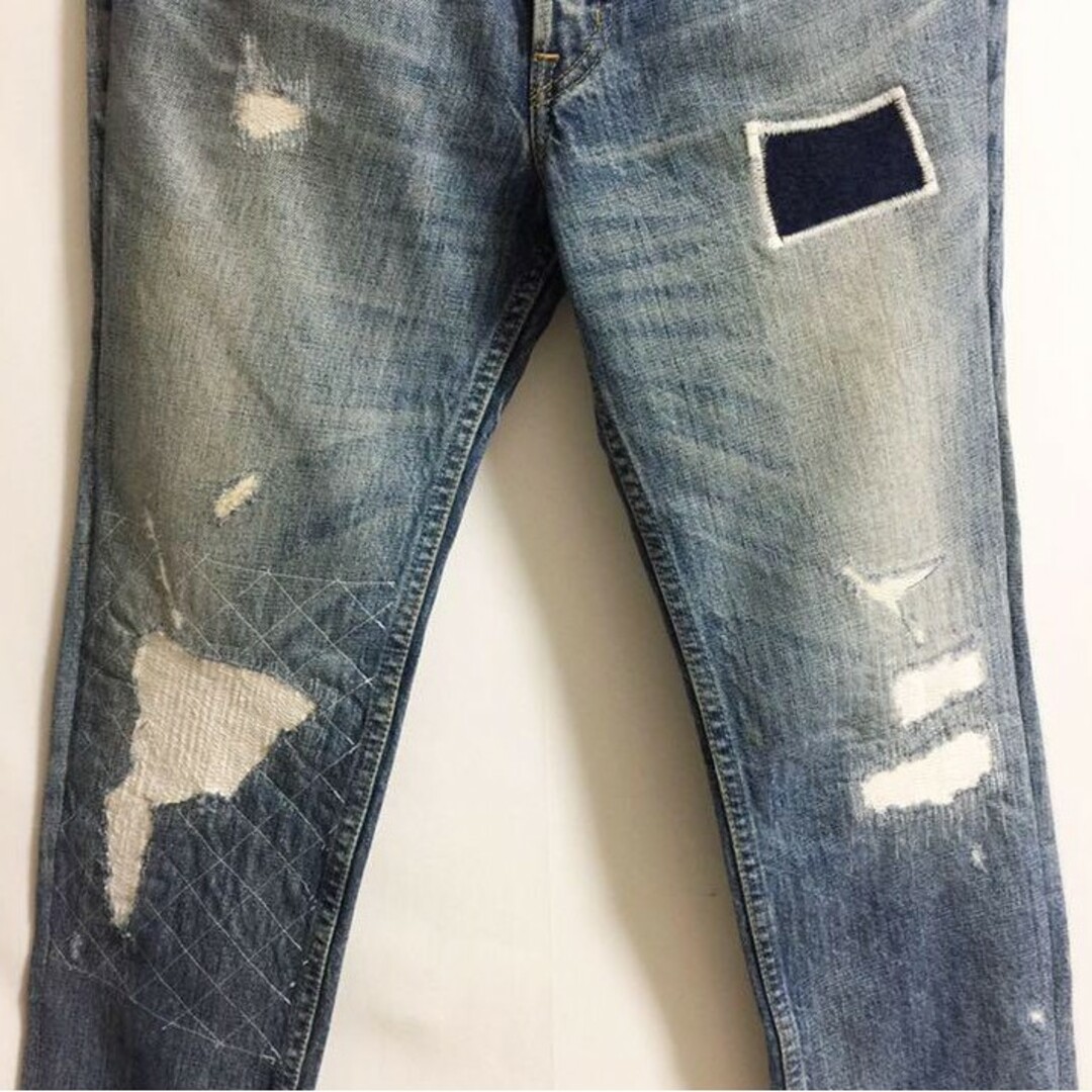 ★Levi's 501 ジーンズ ★ リメイク 一点物 !!【ダメージ加工】 3