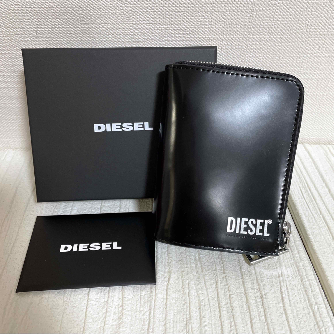 新品 diesel ディーゼル 財布 メンズ財布 ブラック 折りたたみ 二つ折り | フリマアプリ ラクマ