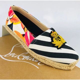 Christian Louboutin - 美品 Christian Louboutin 花柄 エスパドリーユ