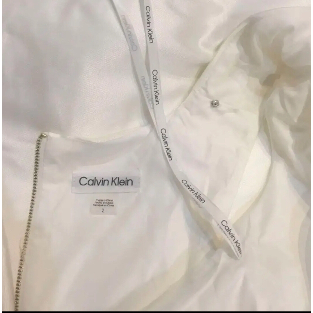 ☆Calvin Klein☆ エレガントドレープ Aライン ドレス☆ サイズ2