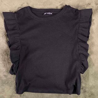 ザラ(ZARA)のZARA ショルダーフリルトップス(カットソー(半袖/袖なし))