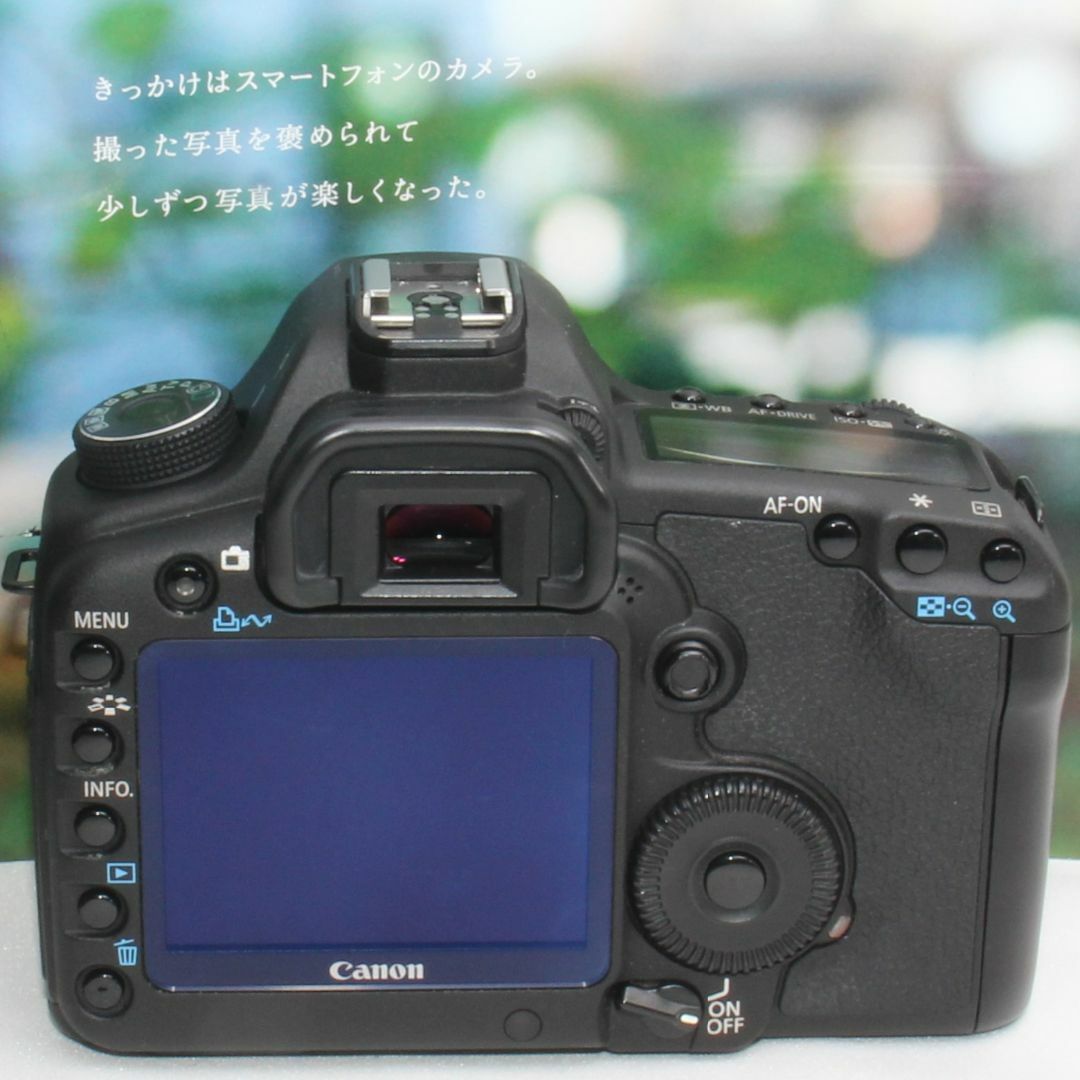 予備バッテリー付デジタル一眼レフカメラ　Canon EOS 5D Mark II