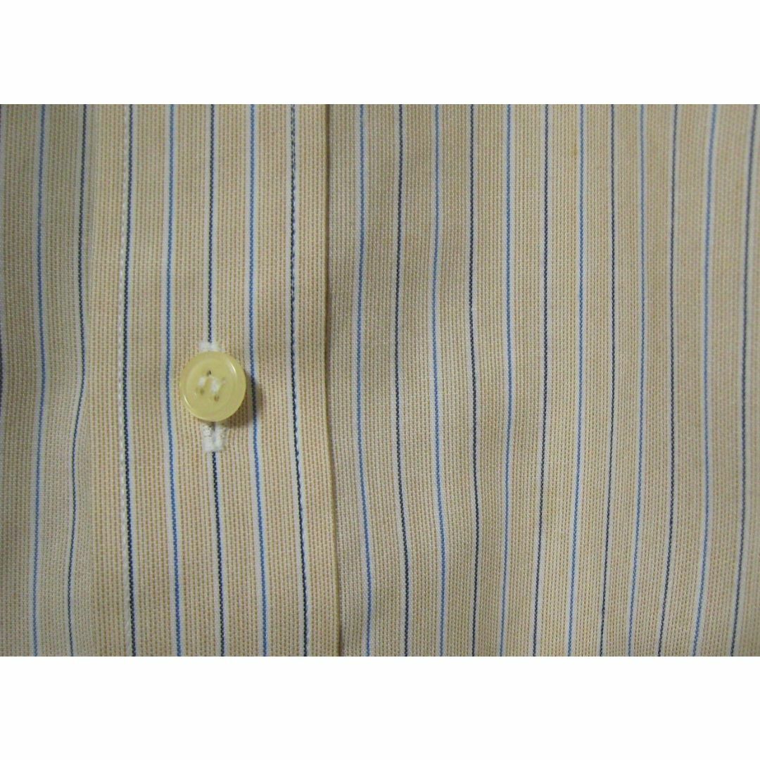 【中古】紳士（メンズ）「ワイシャツ・オレンジ＆黄ストライプ・2点セット」 メンズのトップス(シャツ)の商品写真