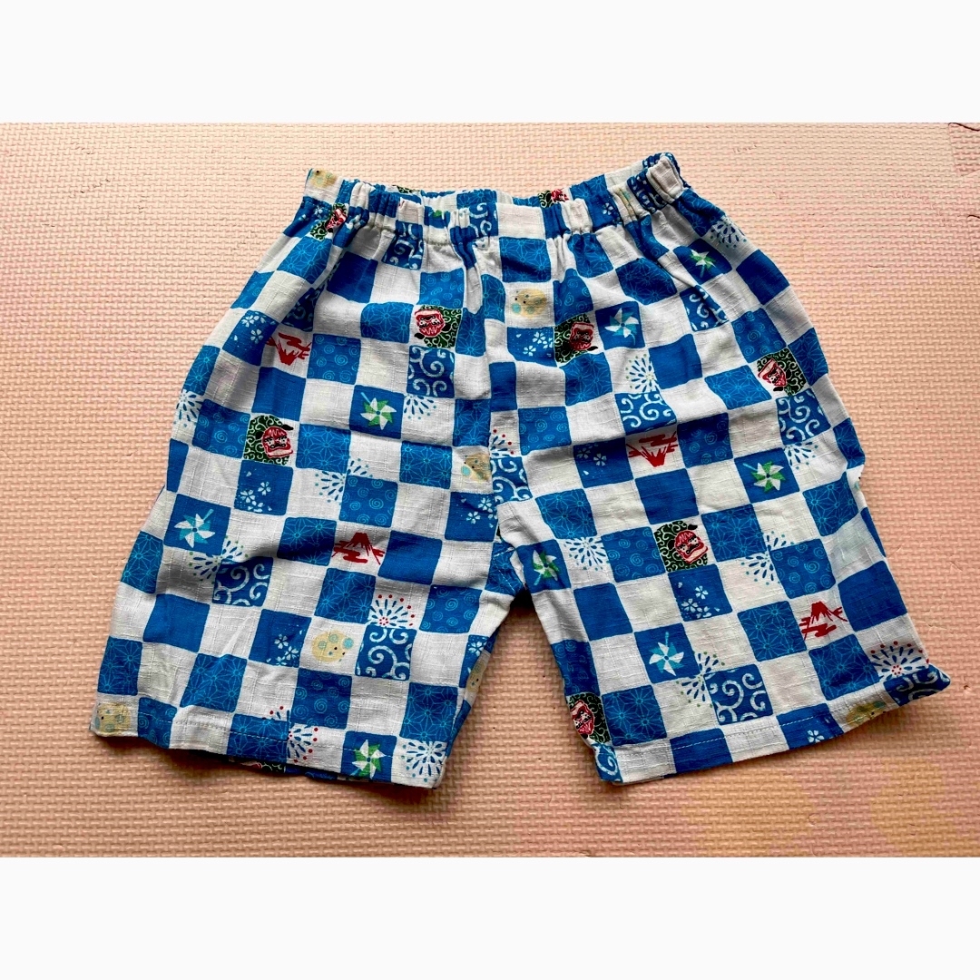 男の子　甚平　110センチ キッズ/ベビー/マタニティのキッズ服男の子用(90cm~)(甚平/浴衣)の商品写真