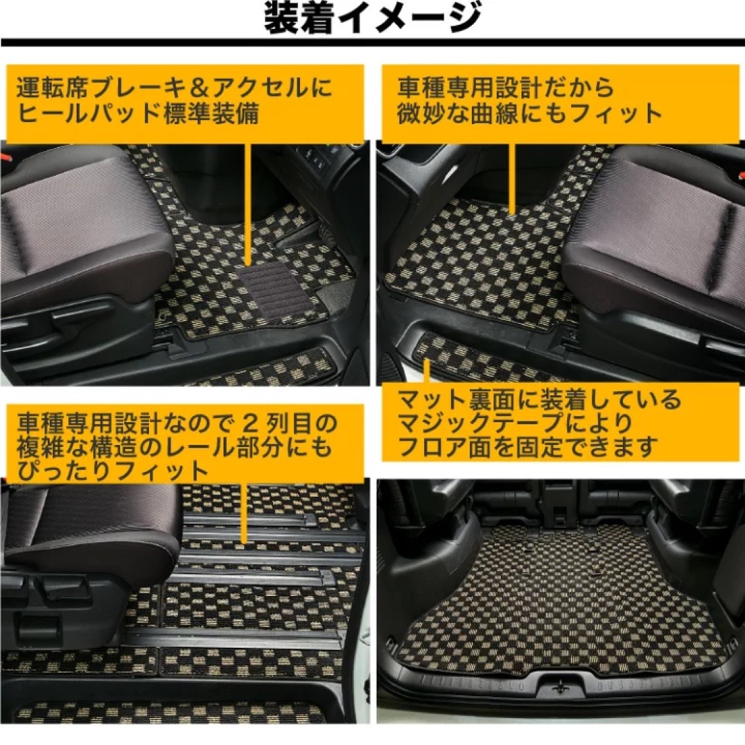 トヨタVOXY80系前期　フロアマット