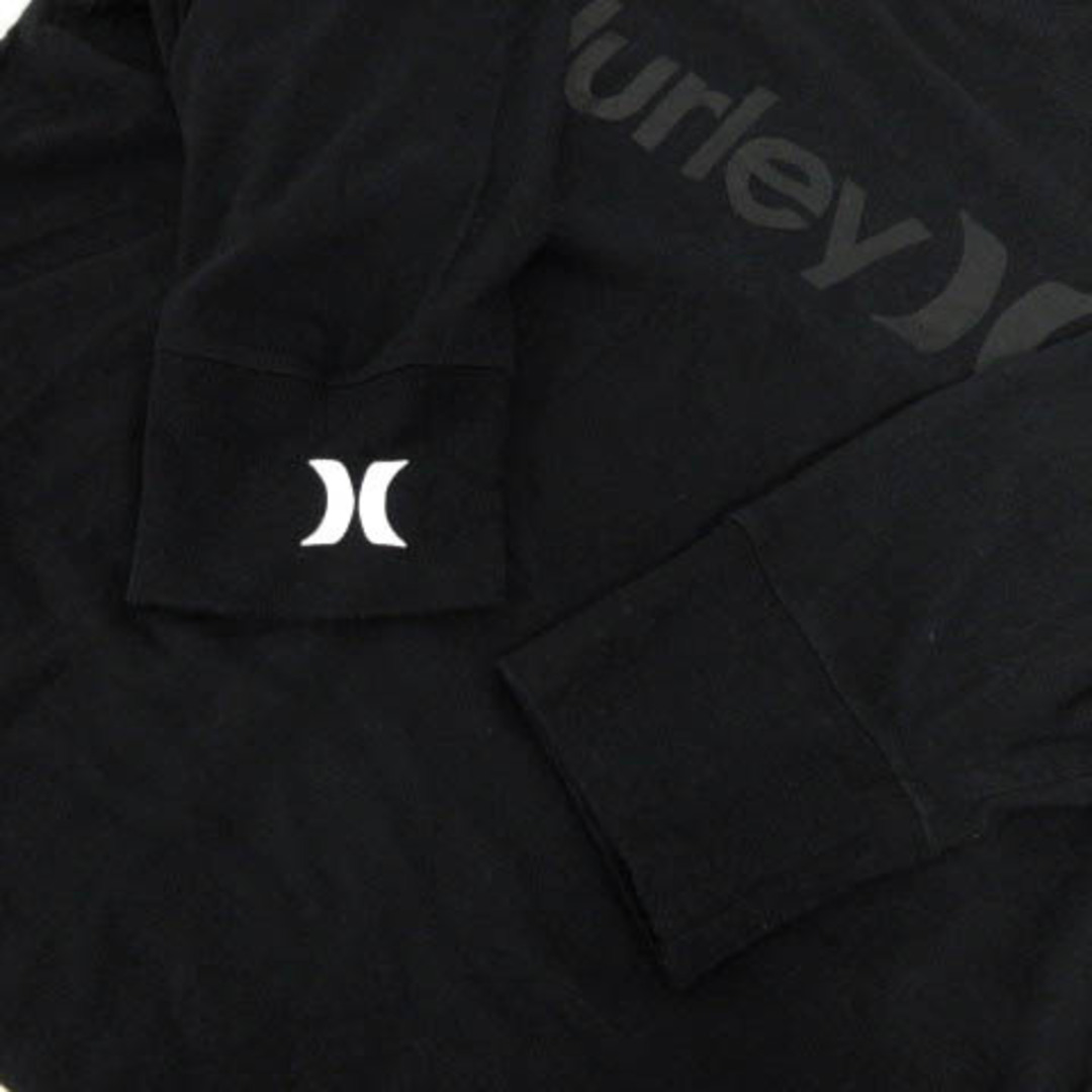 Hurley(ハーレー)のハーレー Hurley Ｔシャツ 丸首 七分袖 ロゴプリント コットン 黒 M レディースのトップス(その他)の商品写真