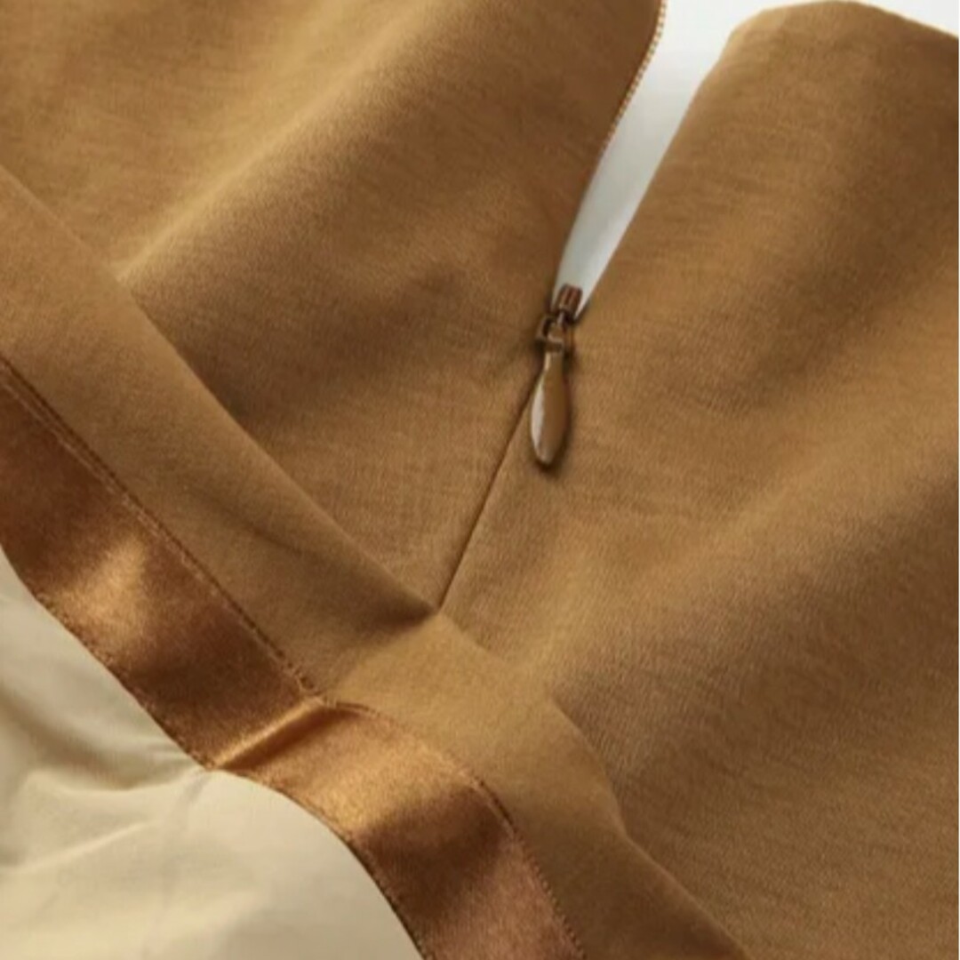 ♢♧♥♤新品未使用!RAW FUDGE ライン切替ギャザーカットワンピース