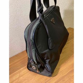 プラダ トートバッグ ハンドバッグ　ナイロン 茶　ブラウン　美品　PRADA　r179